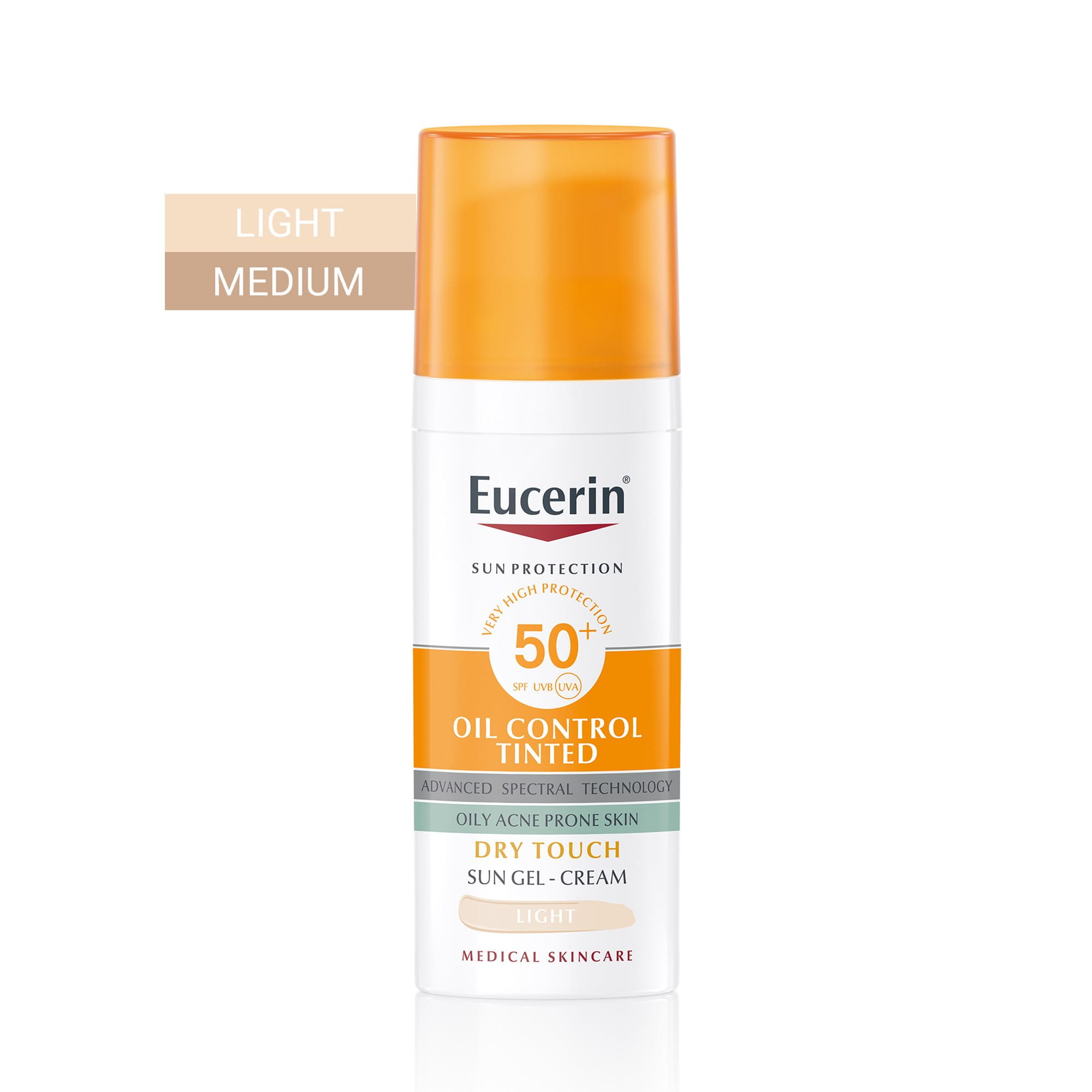 Oil control tinted / sun protection for oily and acne prone skin / with